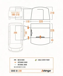 Vango Cove III Low DriveAway Awning