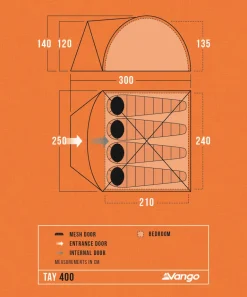 Vango Tay 400 Tent