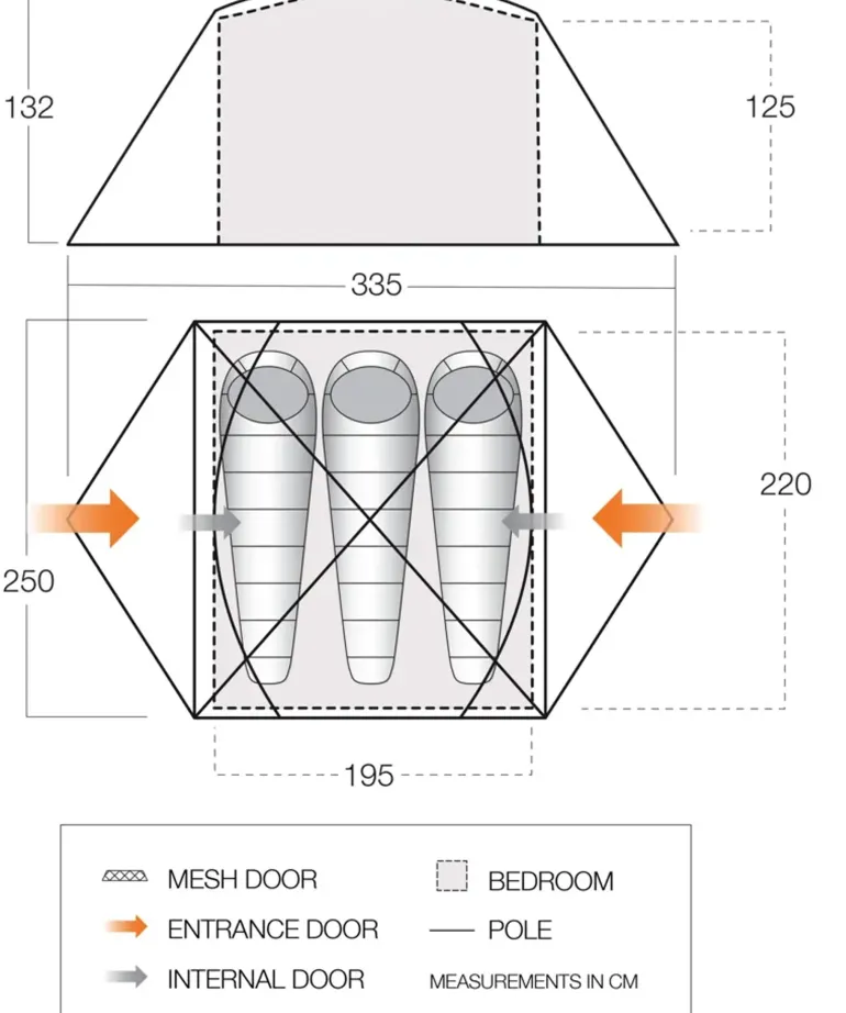 Vango Tryfan 300 Tent