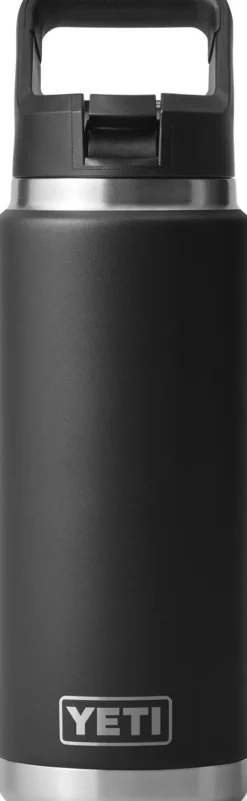 YETI Rambler 26oz Straw Bottle - Black